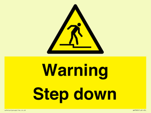 Warning Step down